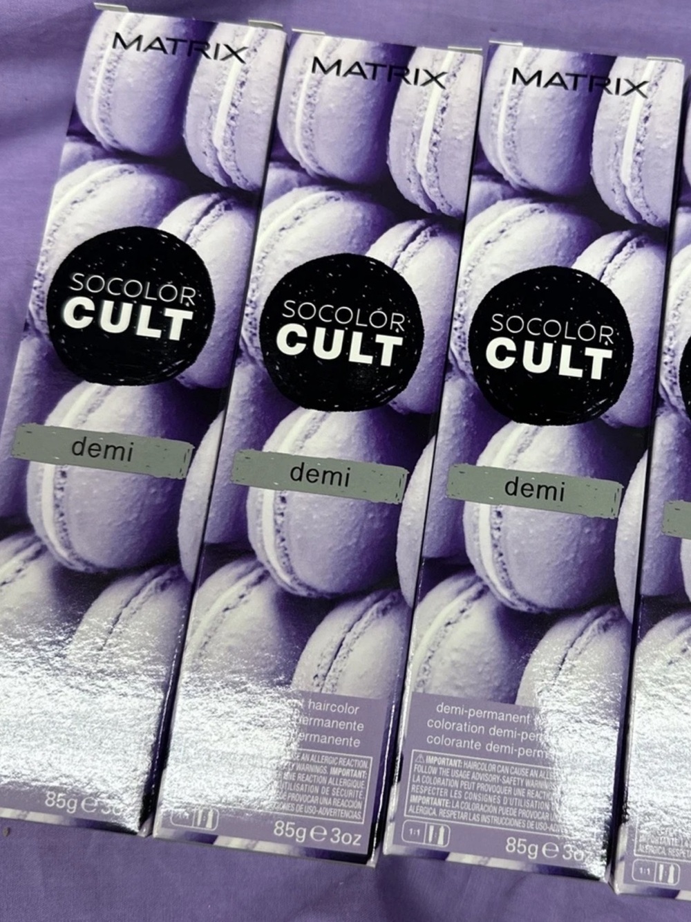 MATRIX SOCOLOR CULT / DEMI LAVENDER MACARON 3oz ( 3 UNITS)